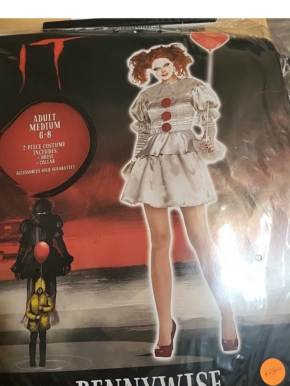 Women’s Pennywise IT Clown Costume Size Medium 6-8 #4080